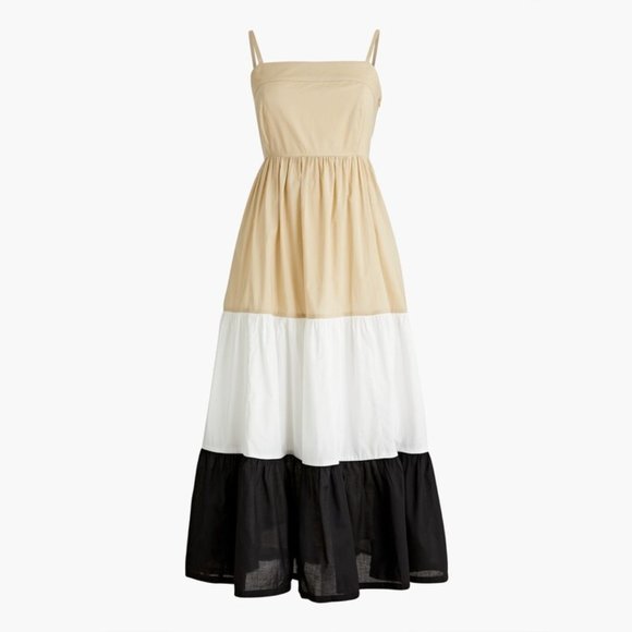 J. Crew Factory Dresses & Skirts - J. Crew Factory - Square-Neck Tiered Dress